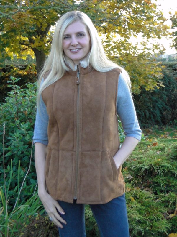 Ladies Sheepskin Gilet – Radford Leather Fashions-Quality Leather and ...