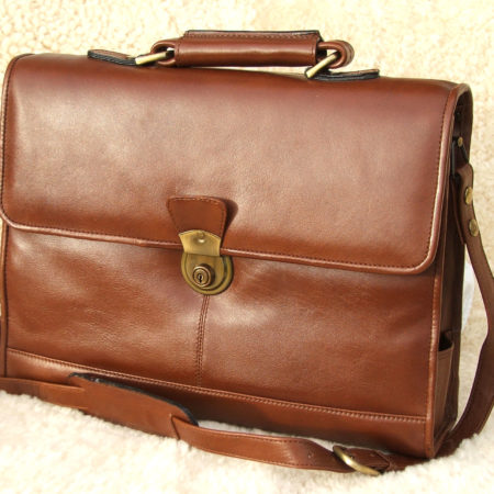 quality leather briefcase