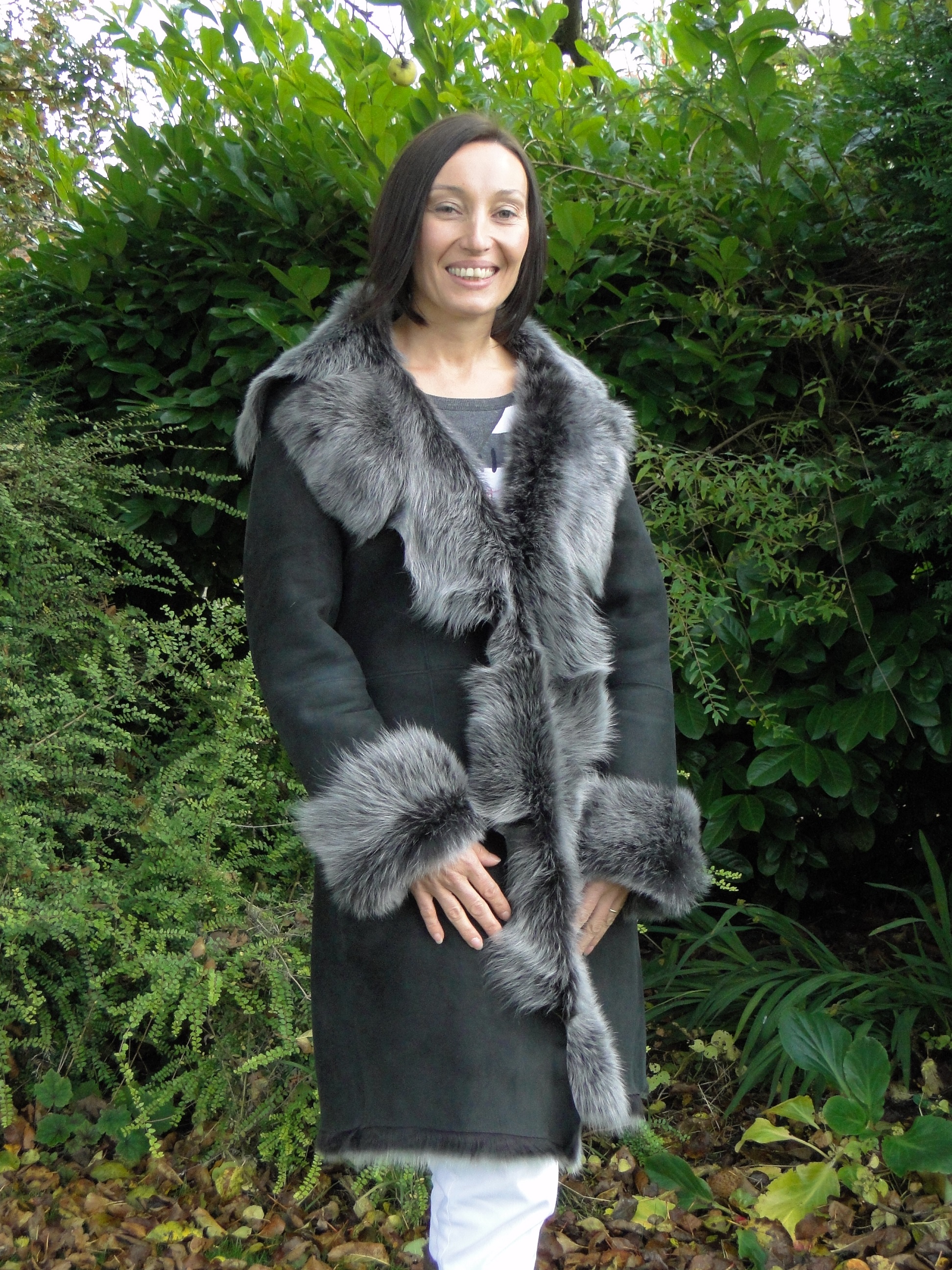 Ladies 3/4 length Toscana Sheepskin Coat - Radford Leather Fashions ...