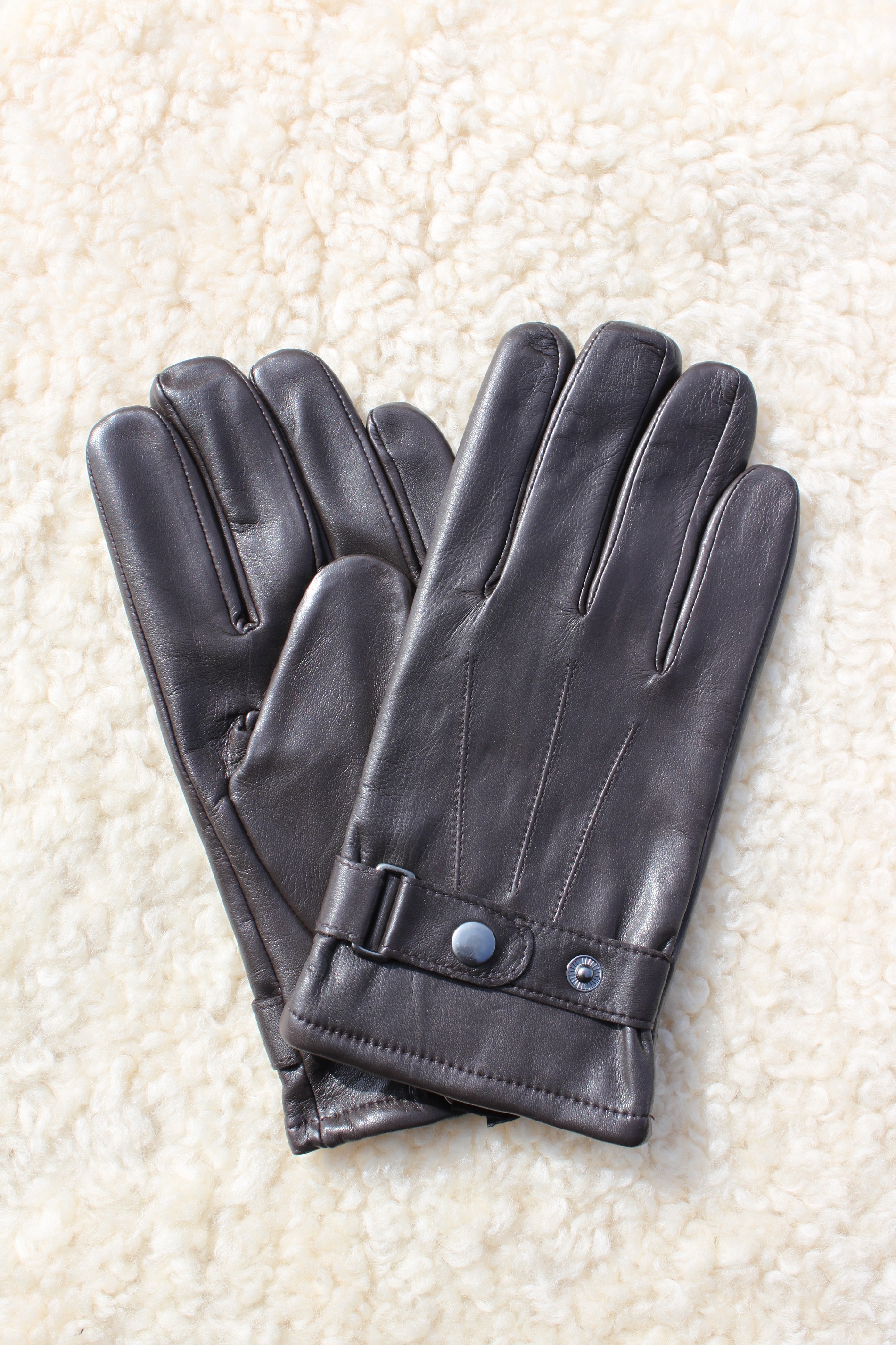 Men's Leather Gloves in Brown and Black by Radford Leathers