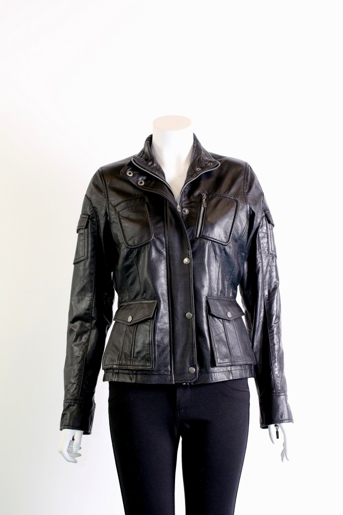 Ladies Leather Biker Jacket – available in Blue and Black – Radford ...