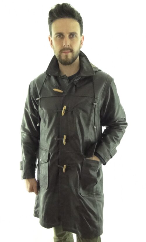 Men’s Leather Duffle Coat – Radford Leather Fashions-Quality Leather ...
