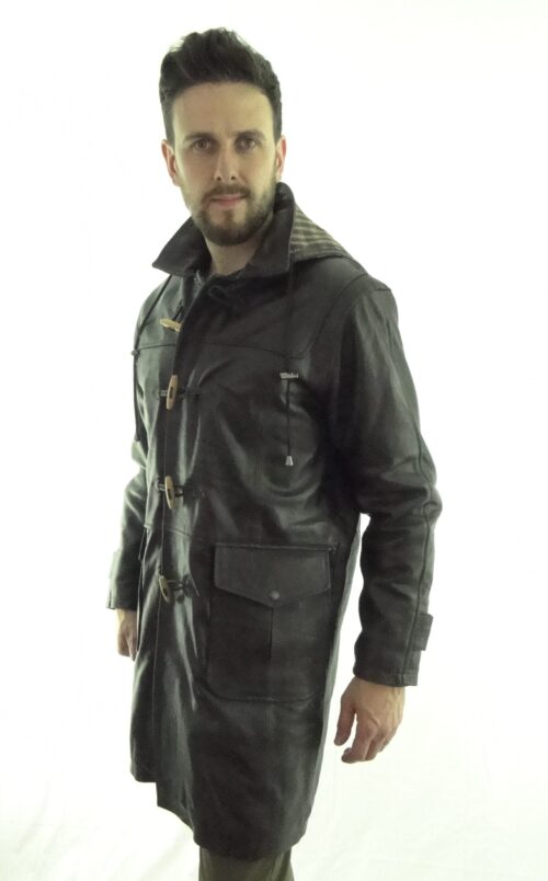 Men’s Leather Duffle Coat – Radford Leather Fashions-Quality Leather ...