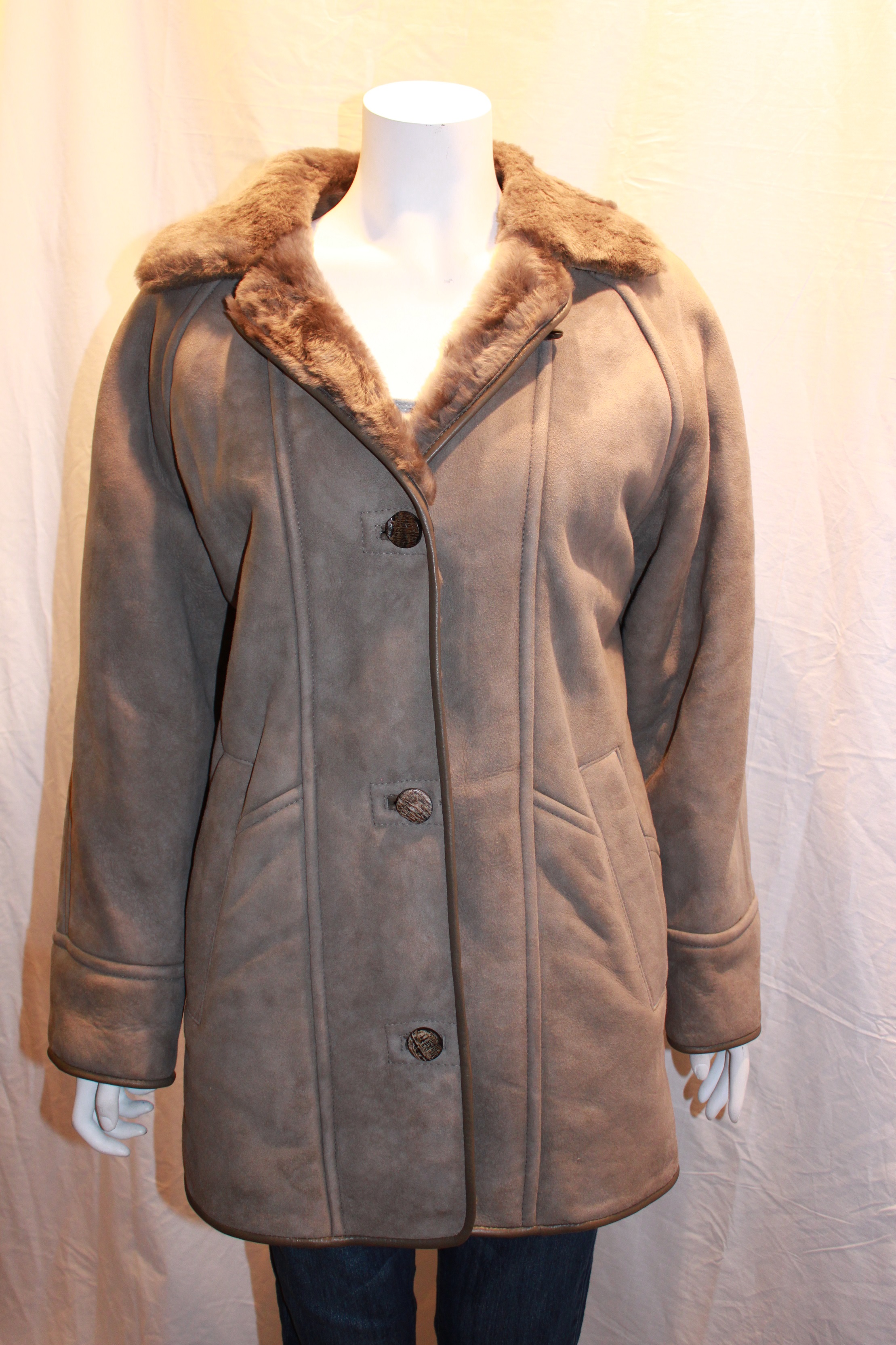 Ladies Traditional Sheepskin Jacket Radford Leather