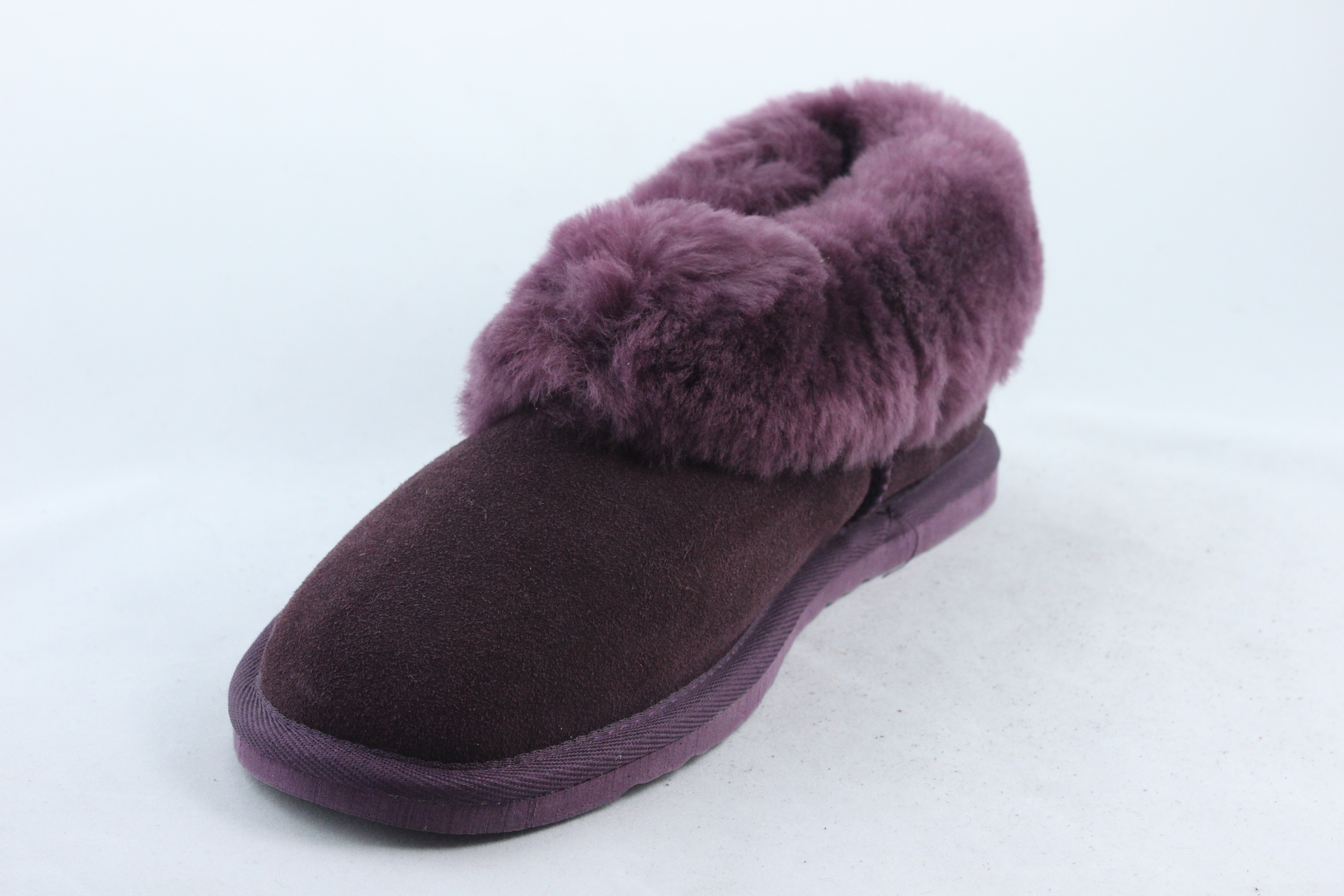 Ladies Sheepskin Slippers with full collar - Radford Leathers